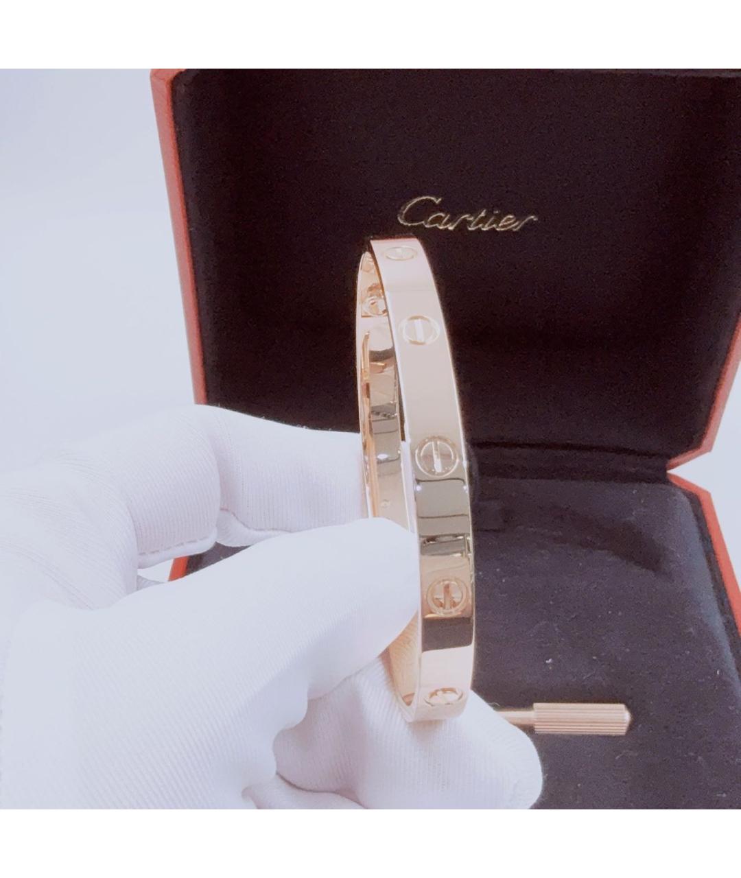 CARTIER Розовый браслет из розового золота, фото 3