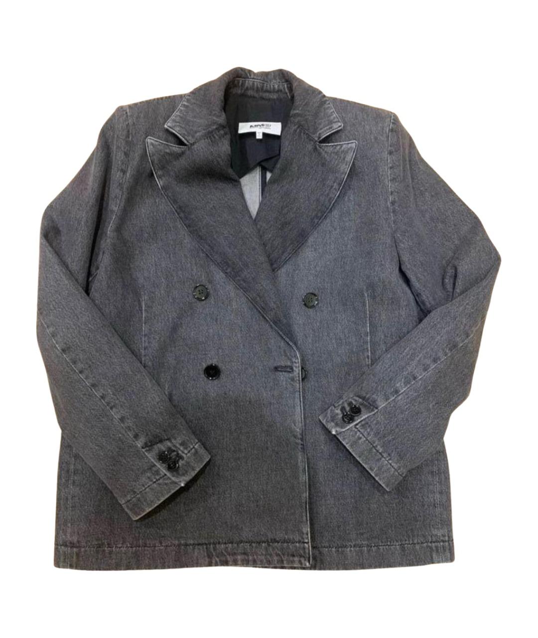MAISON MARGIELA Серый деним жакет/пиджак, фото 1
