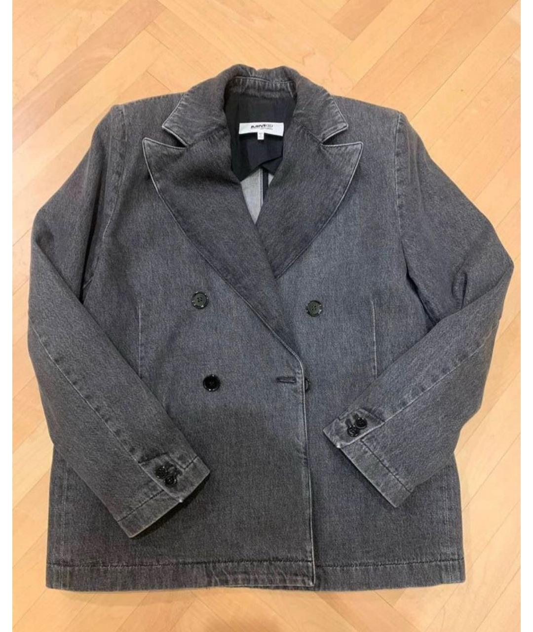 MAISON MARGIELA Серый деним жакет/пиджак, фото 4