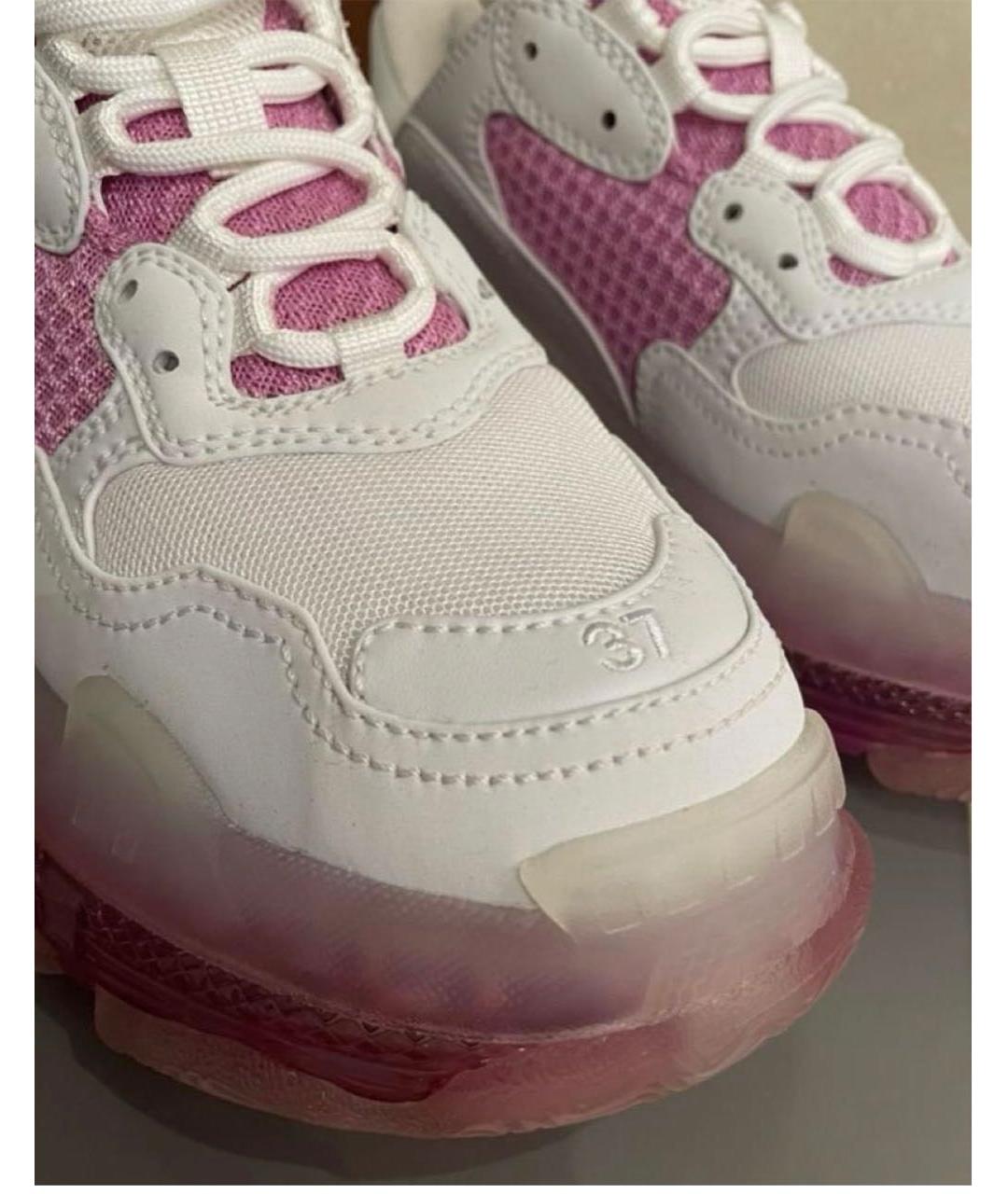 BALENCIAGA Розовые кроссовки, фото 6