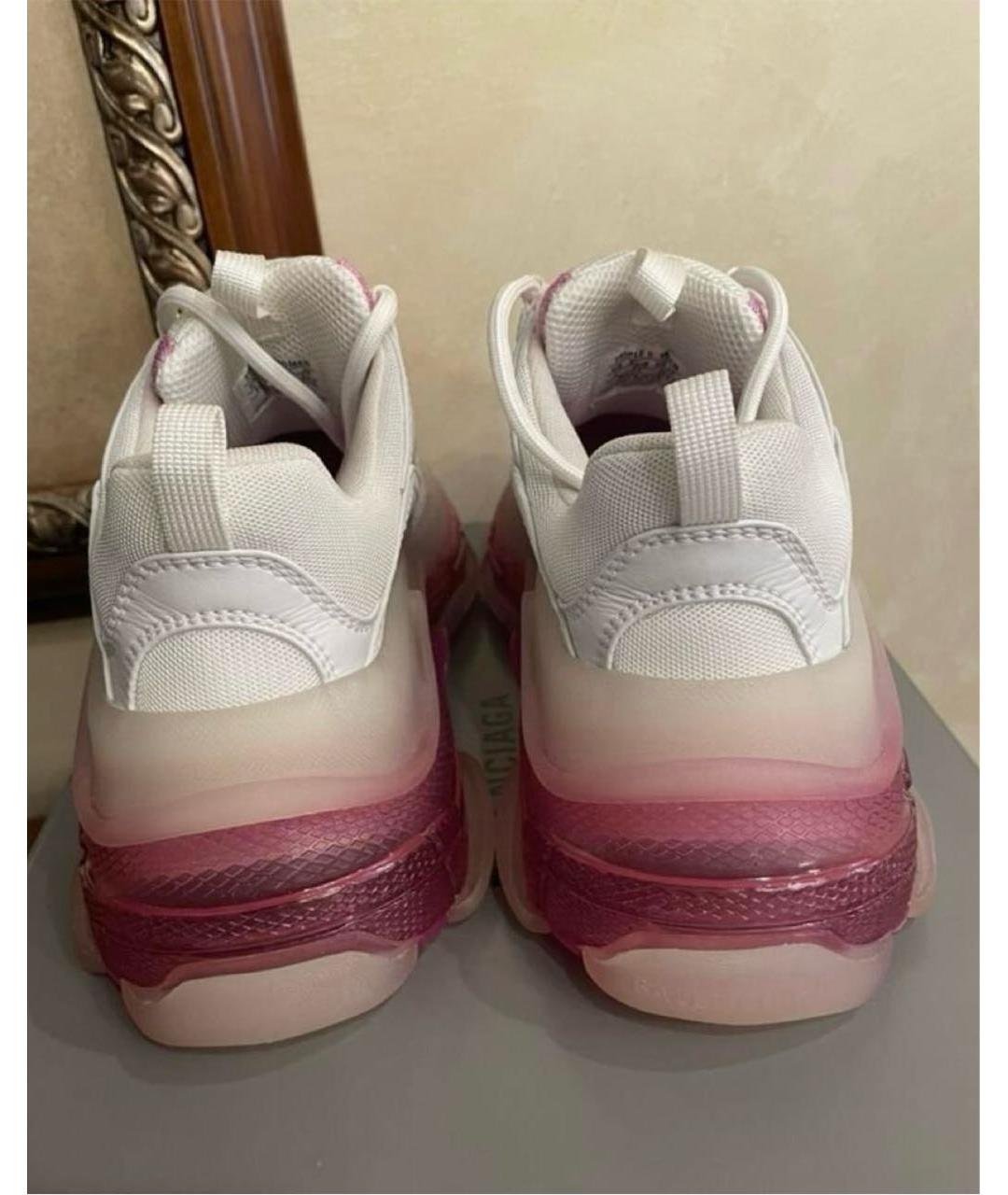 BALENCIAGA Розовые кроссовки, фото 4