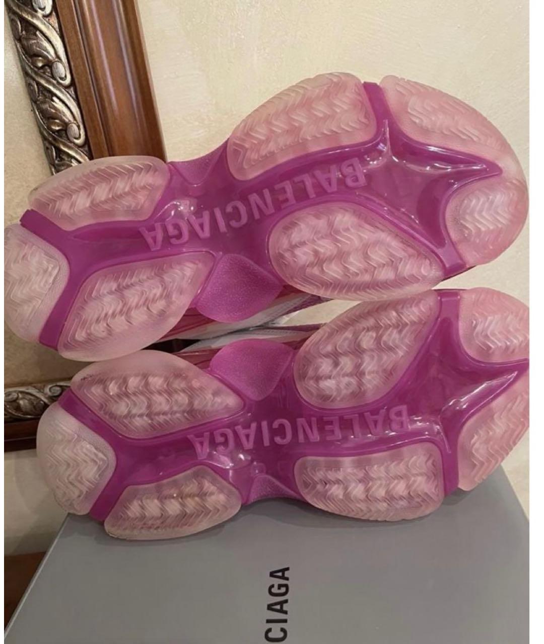 BALENCIAGA Розовые кроссовки, фото 7