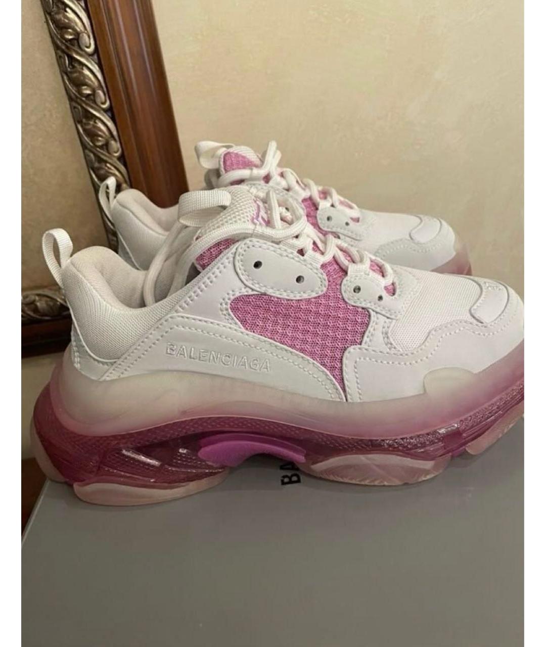 BALENCIAGA Розовые кроссовки, фото 8