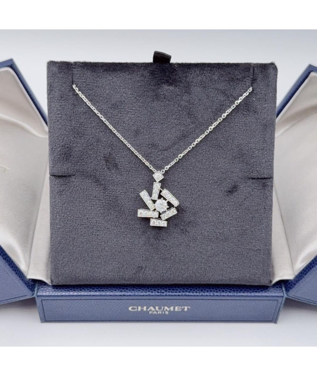 CHAUMET Серебряное колье из белого золота, фото 7