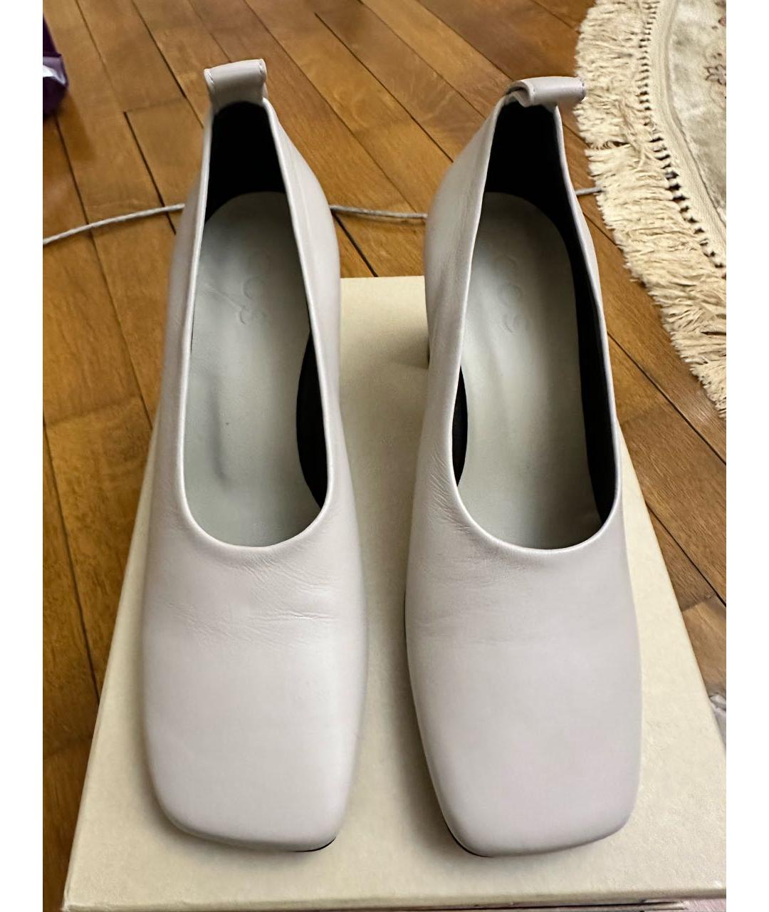 COS Серые кожаные туфли, фото 2