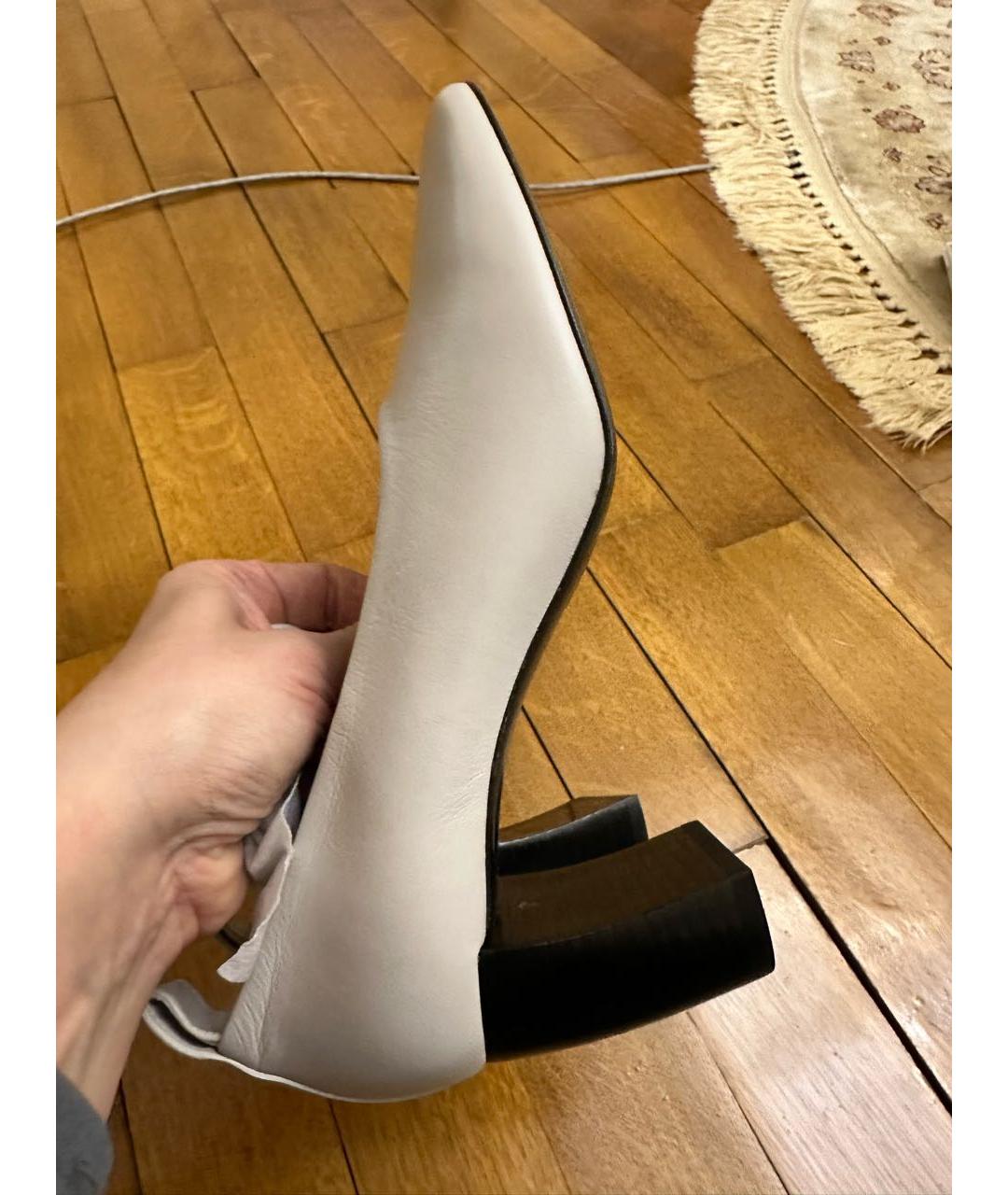 COS Серые кожаные туфли, фото 5