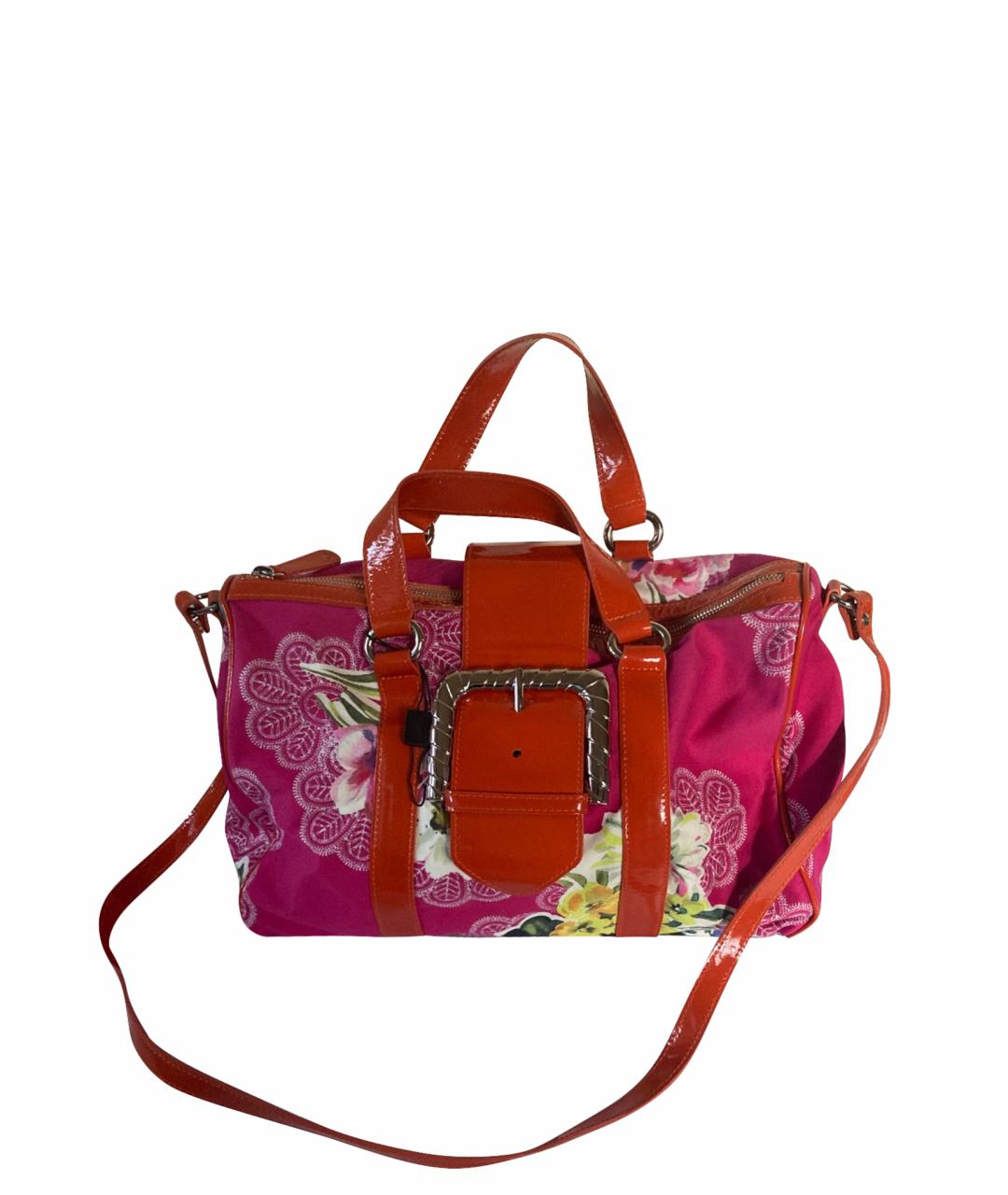 DOLCE&GABBANA Красная тканевая сумка через плечо, фото 1