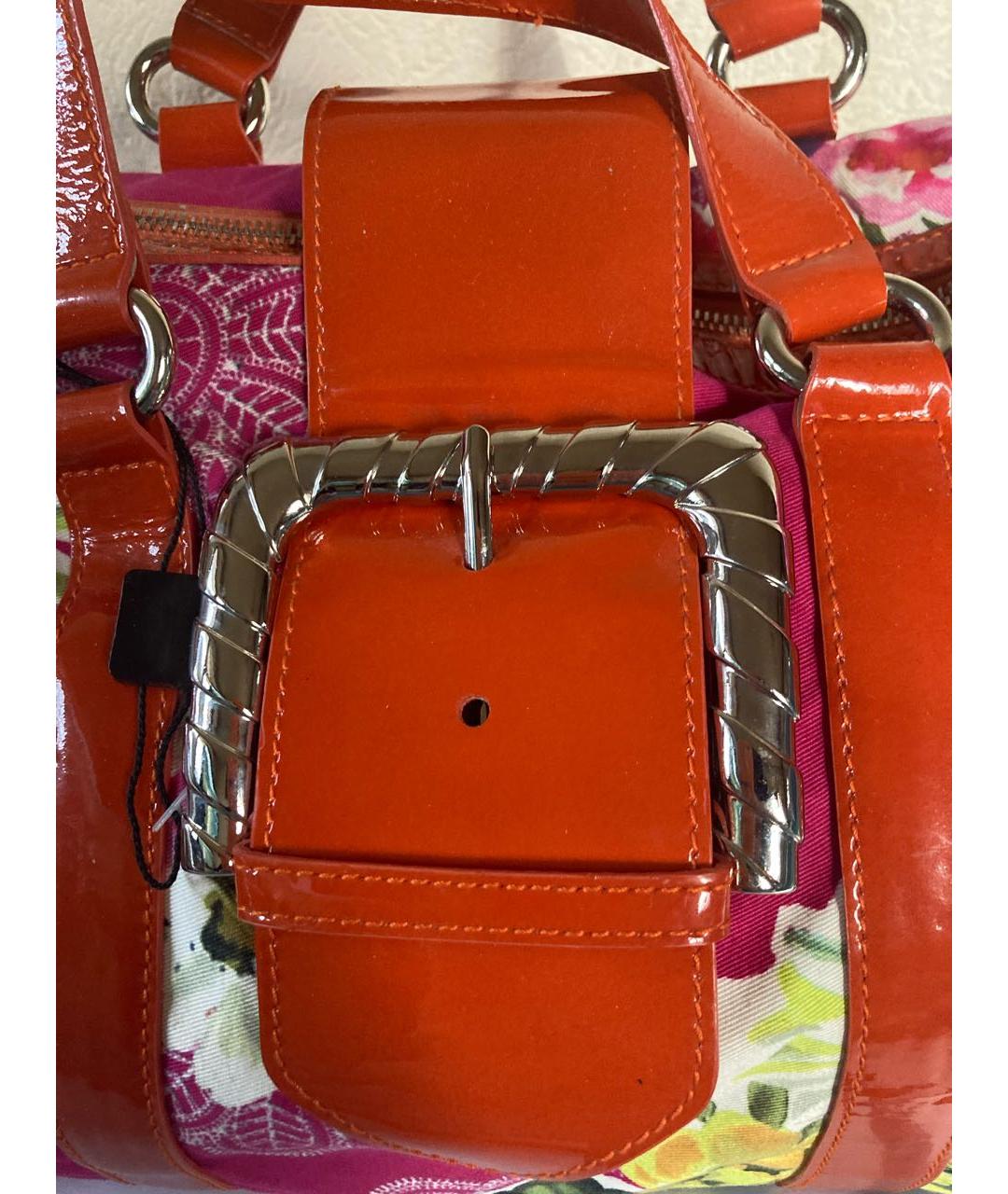 DOLCE&GABBANA Красная тканевая сумка через плечо, фото 3