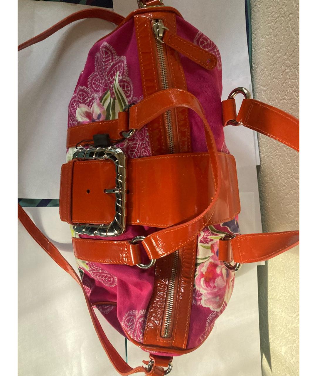 DOLCE&GABBANA Красная тканевая сумка через плечо, фото 4