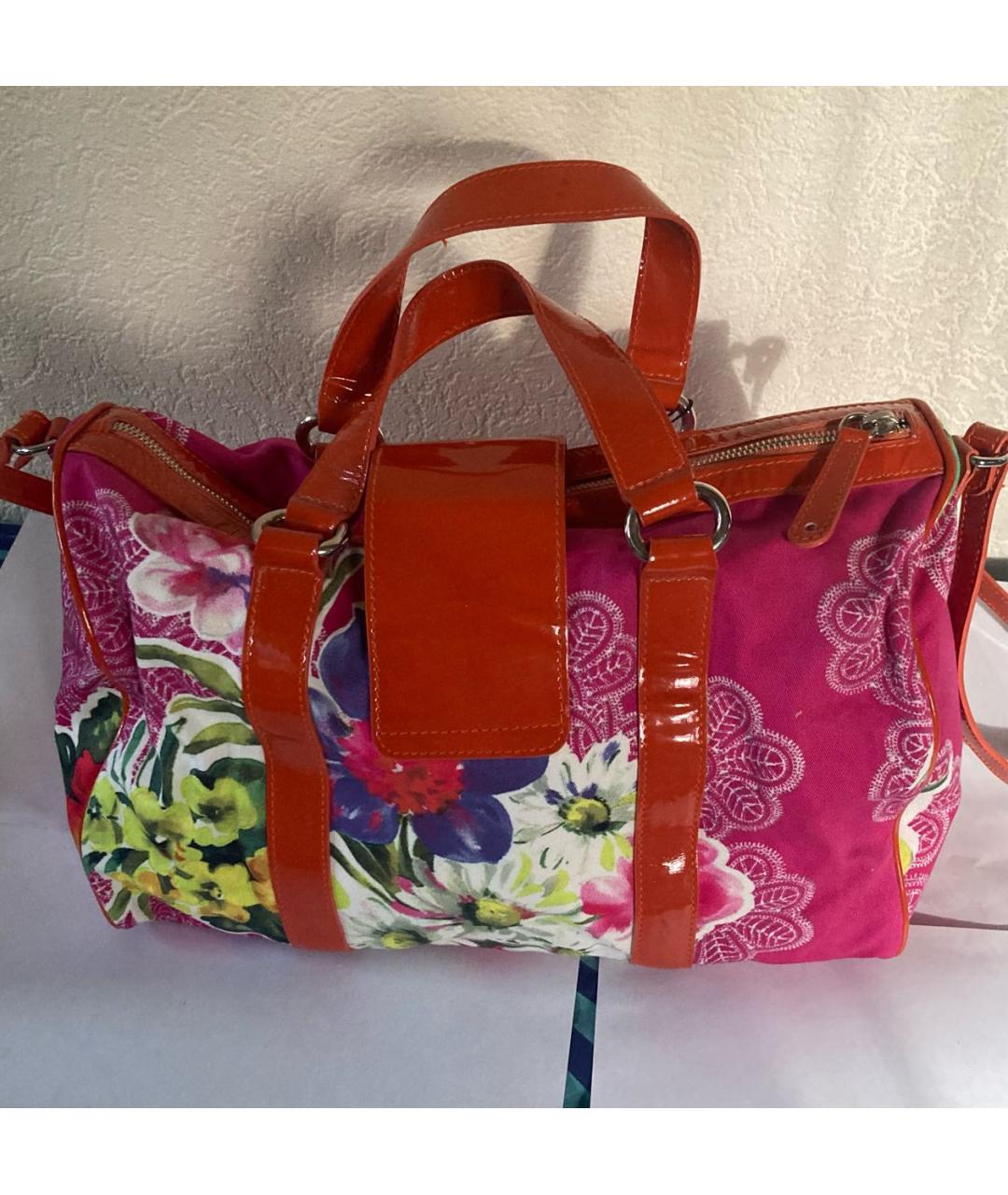 DOLCE&GABBANA Красная тканевая сумка через плечо, фото 2