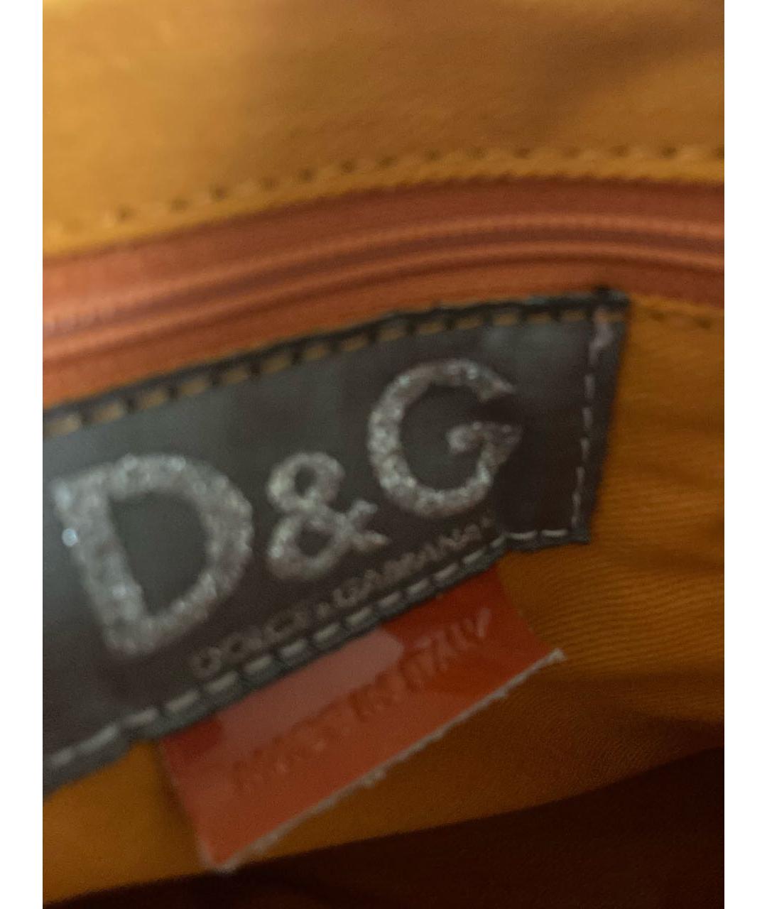 DOLCE&GABBANA Красная тканевая сумка через плечо, фото 6