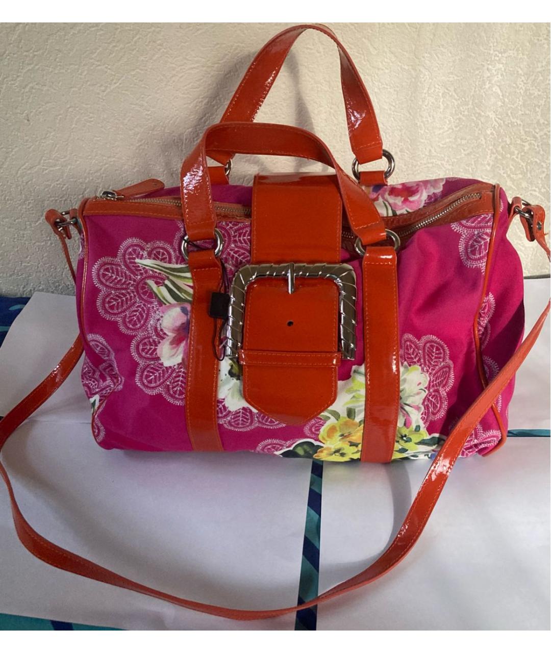 DOLCE&GABBANA Красная тканевая сумка через плечо, фото 9