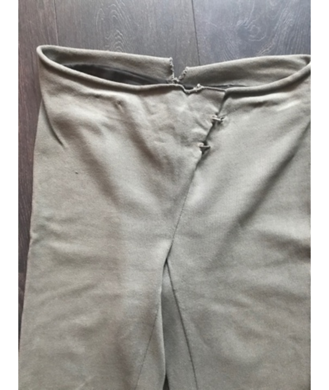 MA+ Бежевые хлопковые прямые брюки, фото 3