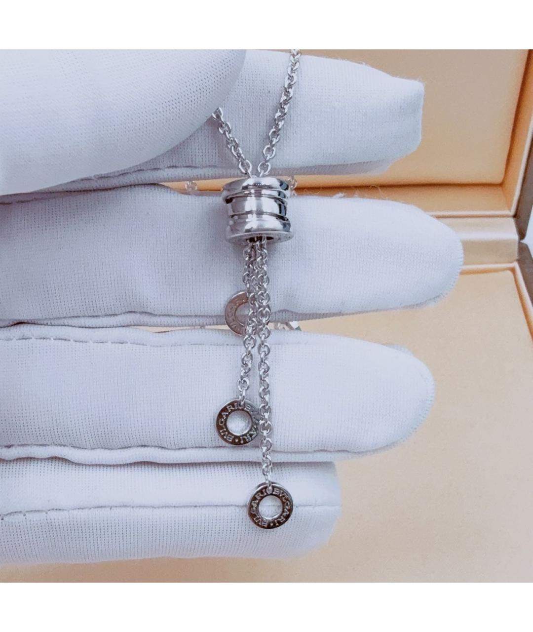 BVLGARI Серебряное колье из белого золота, фото 3
