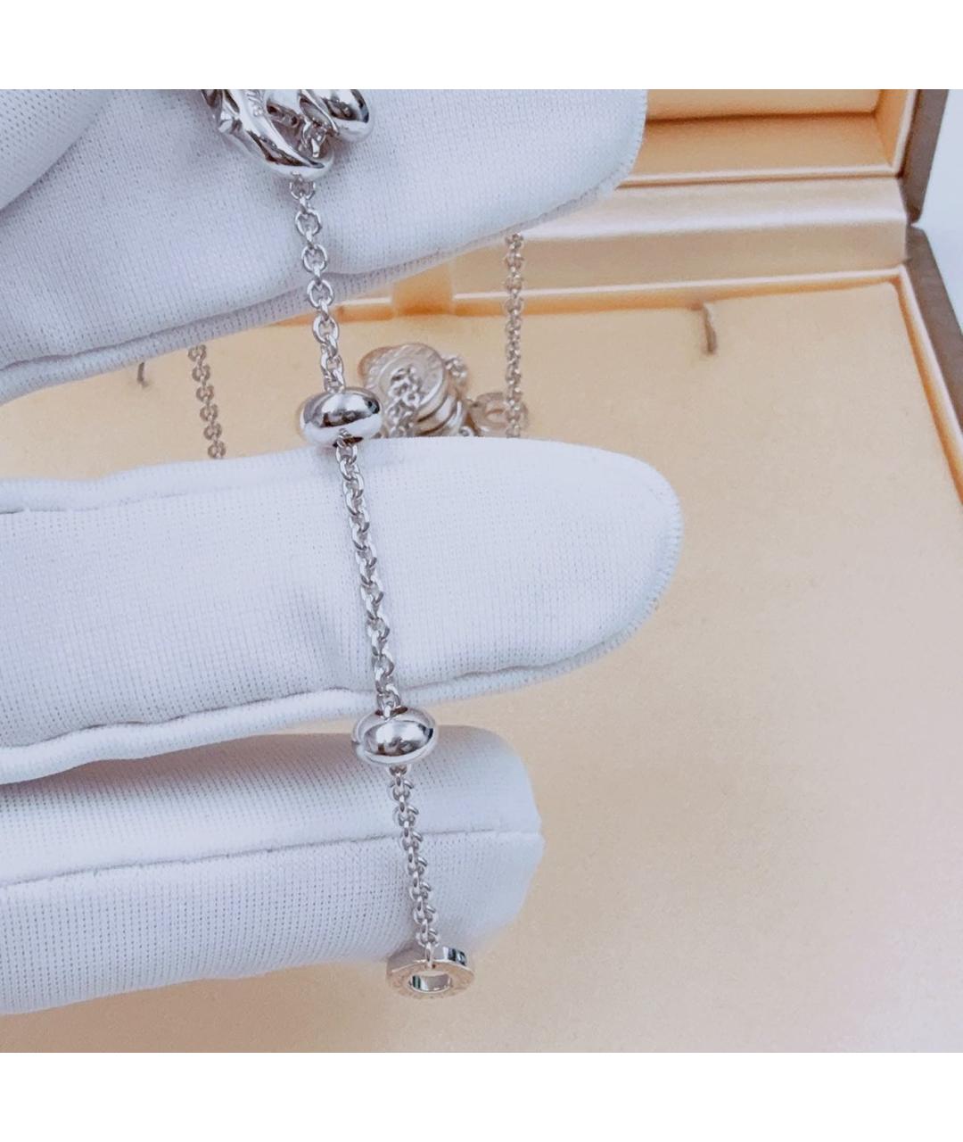 BVLGARI Серебряное колье из белого золота, фото 6