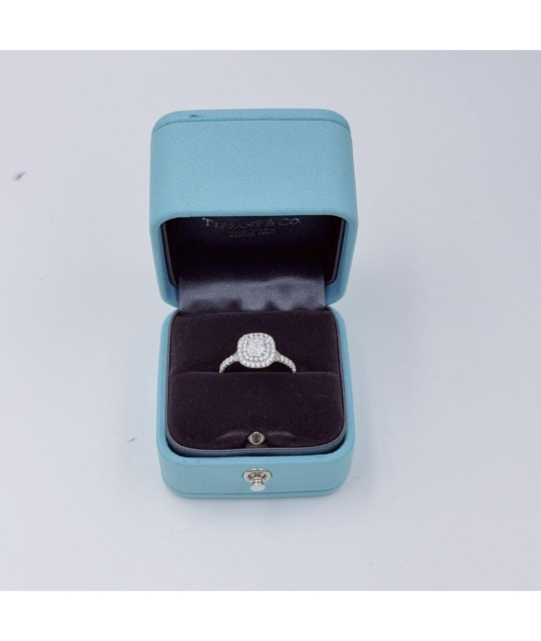 TIFFANY&CO Серебряное платиновое кольцо, фото 3