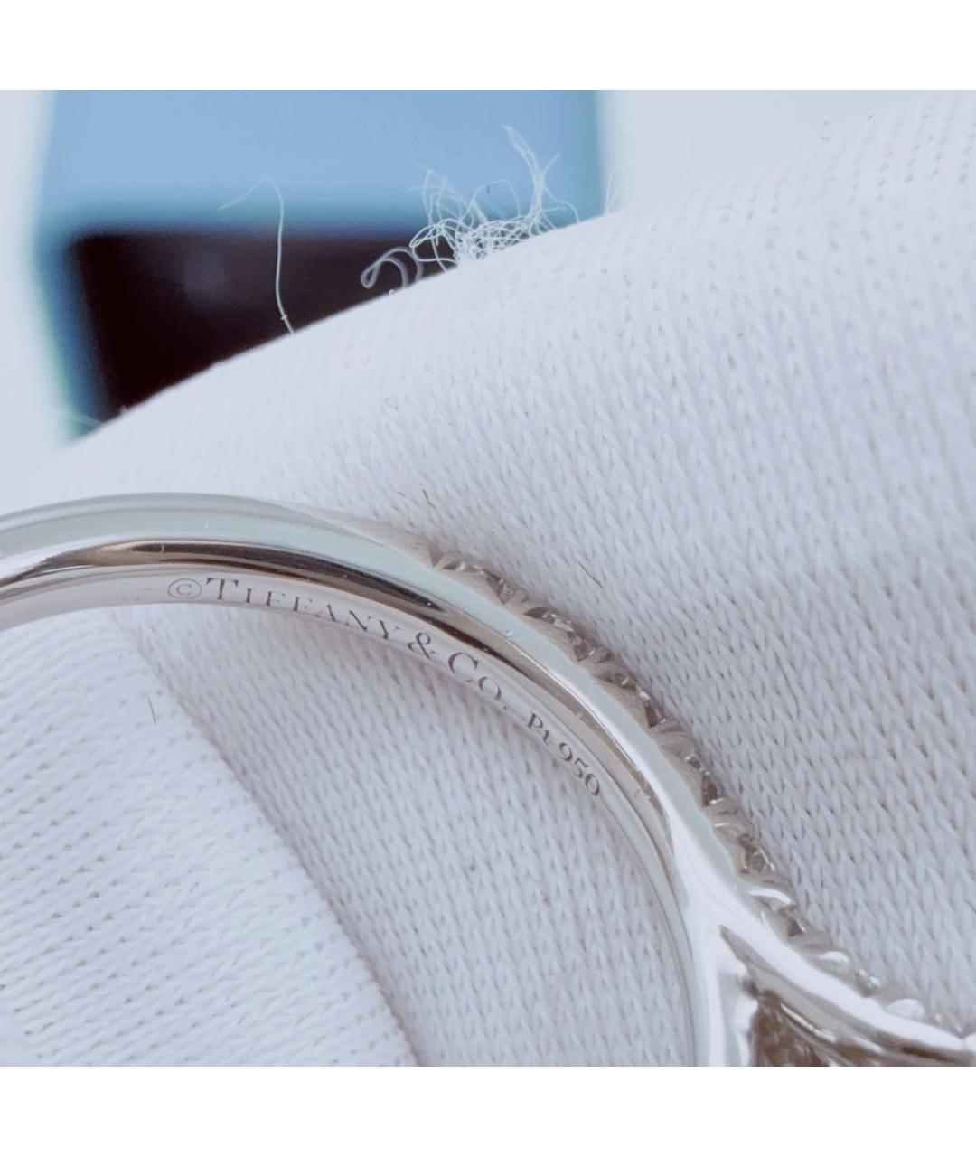 TIFFANY&CO Серебряное платиновое кольцо, фото 6