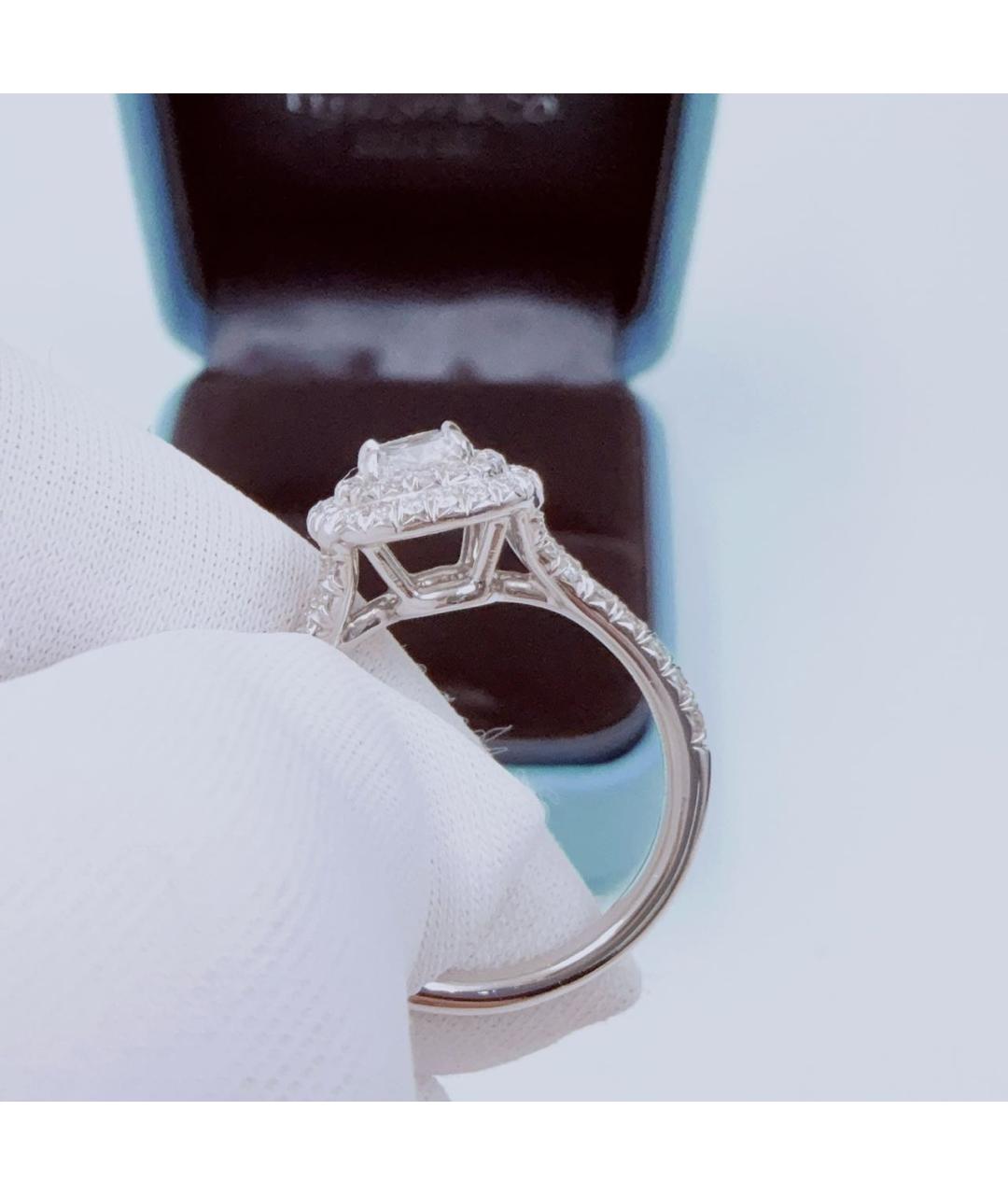 TIFFANY&CO Серебряное платиновое кольцо, фото 7