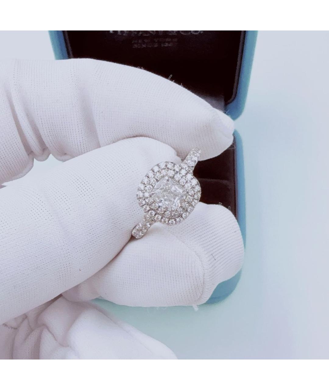 TIFFANY&CO Серебряное платиновое кольцо, фото 4