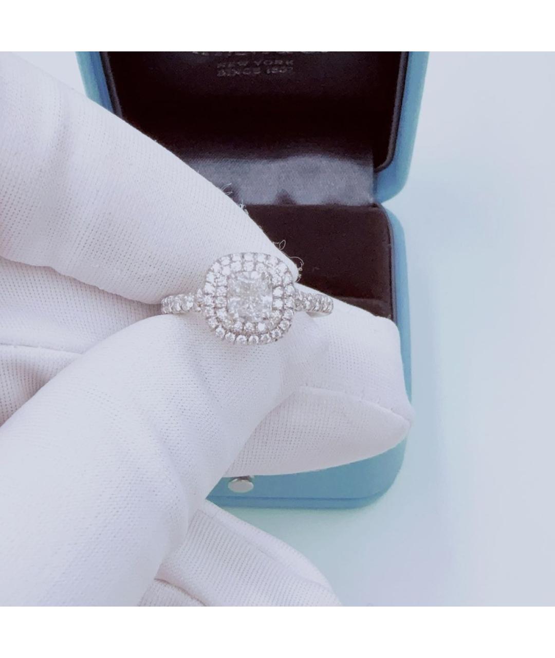 TIFFANY&CO Серебряное платиновое кольцо, фото 8