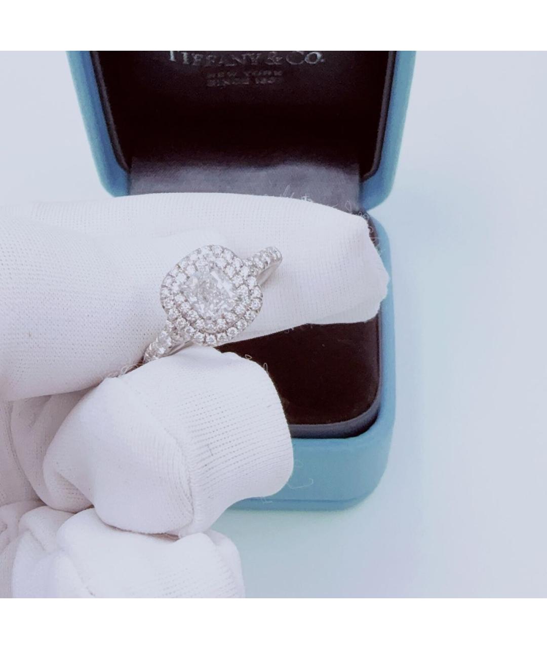 TIFFANY&CO Серебряное платиновое кольцо, фото 5