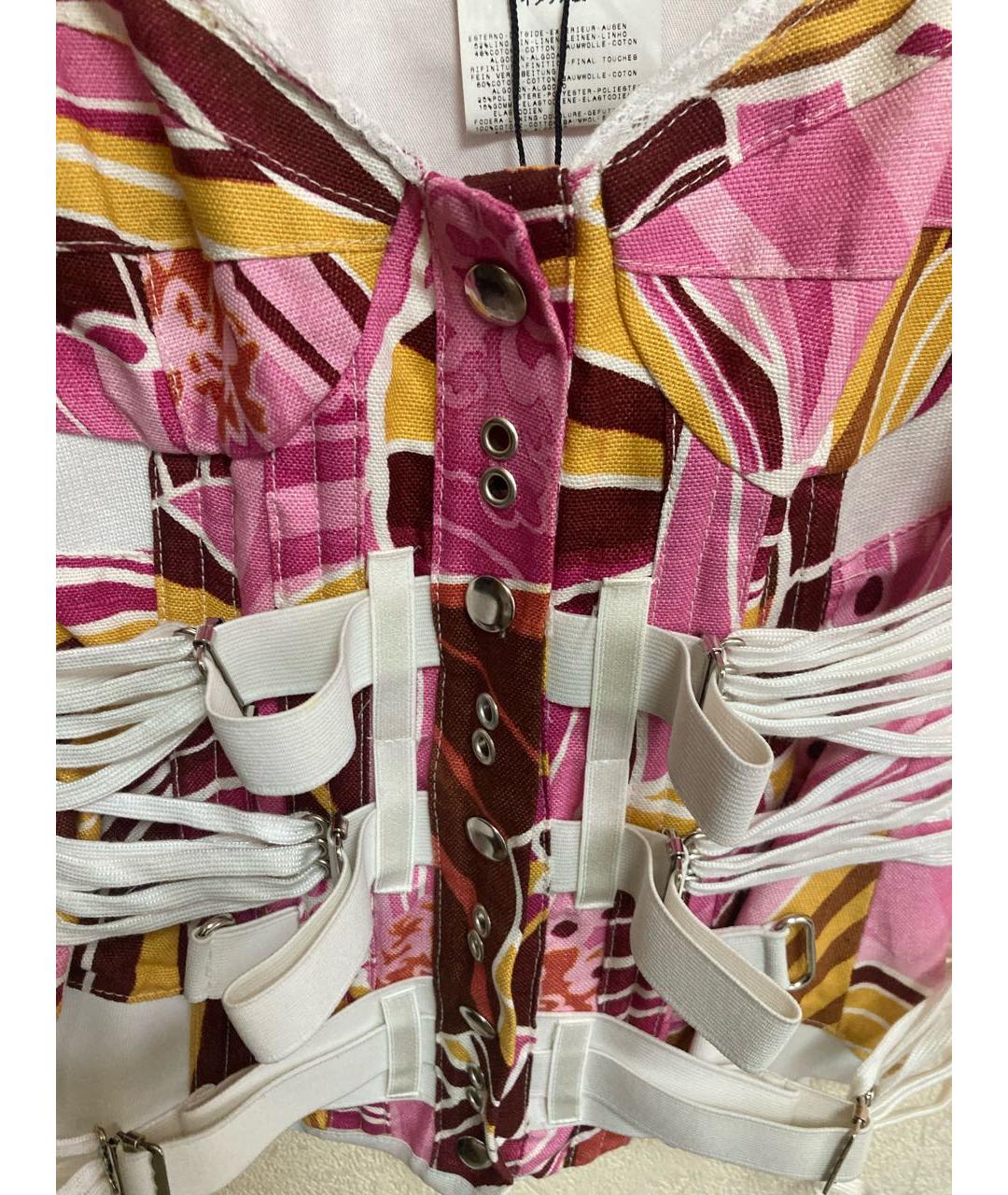 DOLCE&GABBANA Мульти хлопковый корсет, фото 3