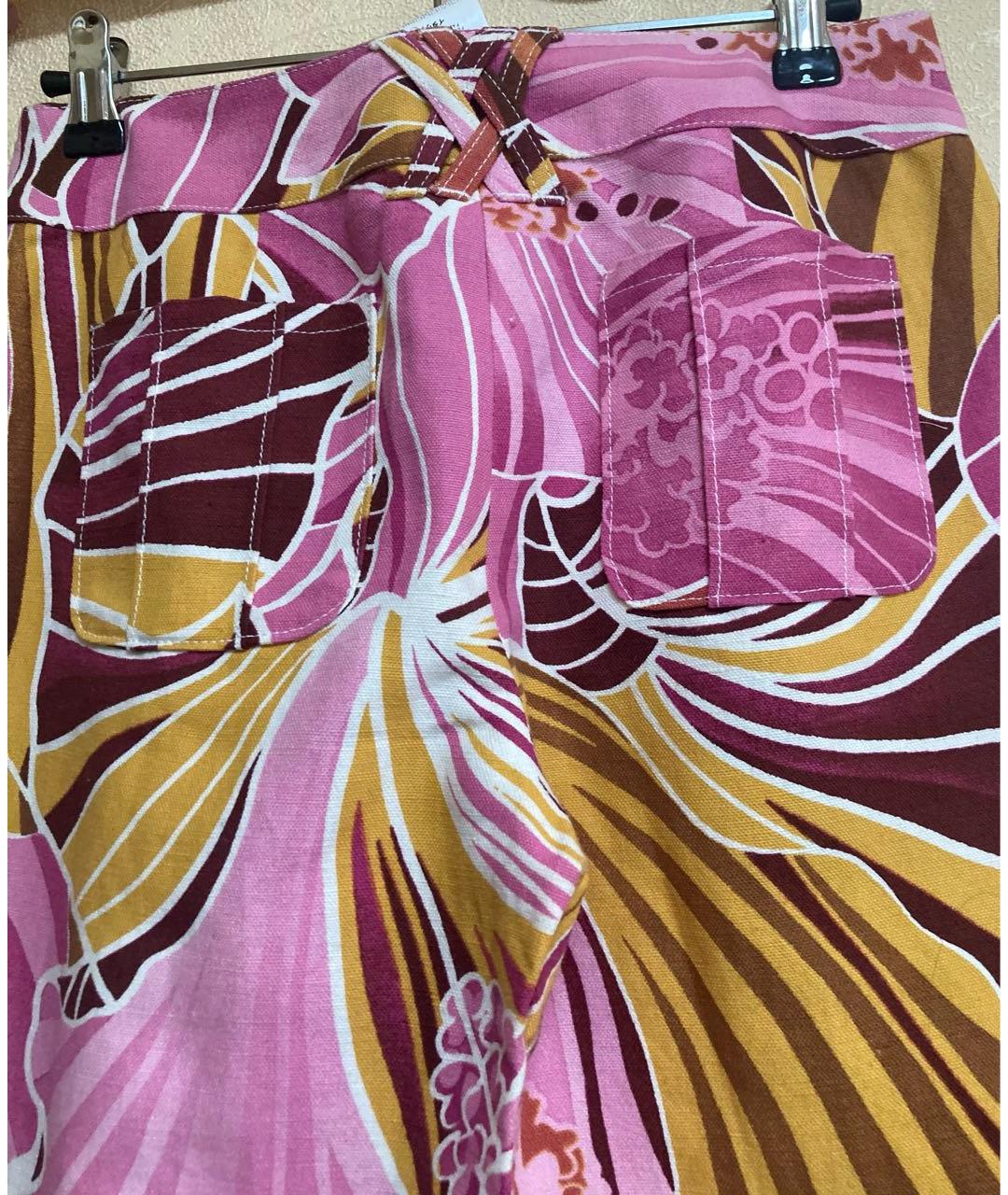 DOLCE&GABBANA Мульти прямые брюки, фото 6