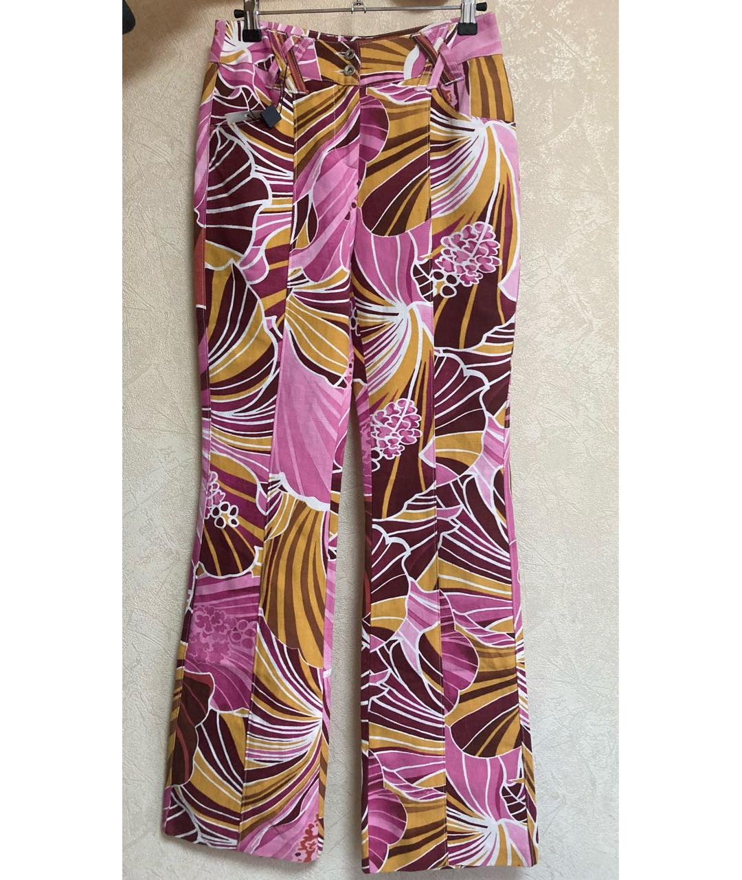 DOLCE&GABBANA Мульти прямые брюки, фото 7