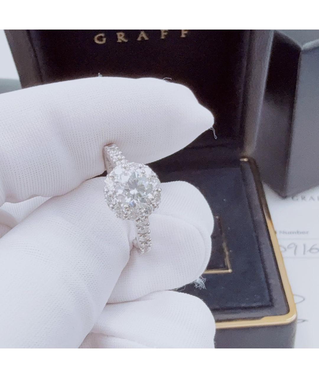 GRAFF Серебряное кольцо из белого золота, фото 5