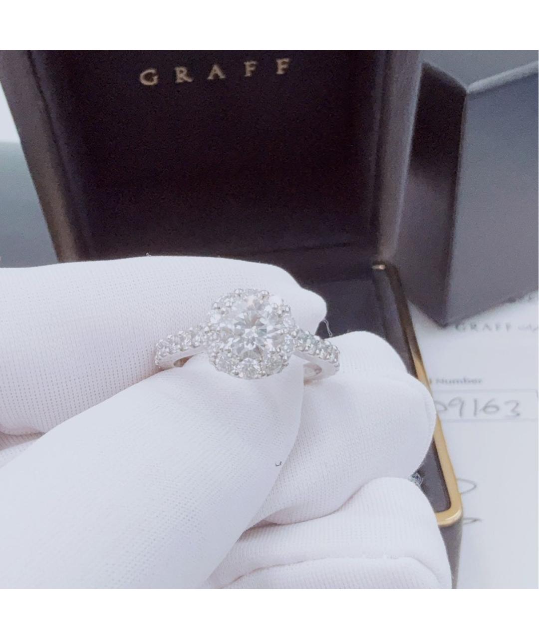 GRAFF Серебряное кольцо из белого золота, фото 4