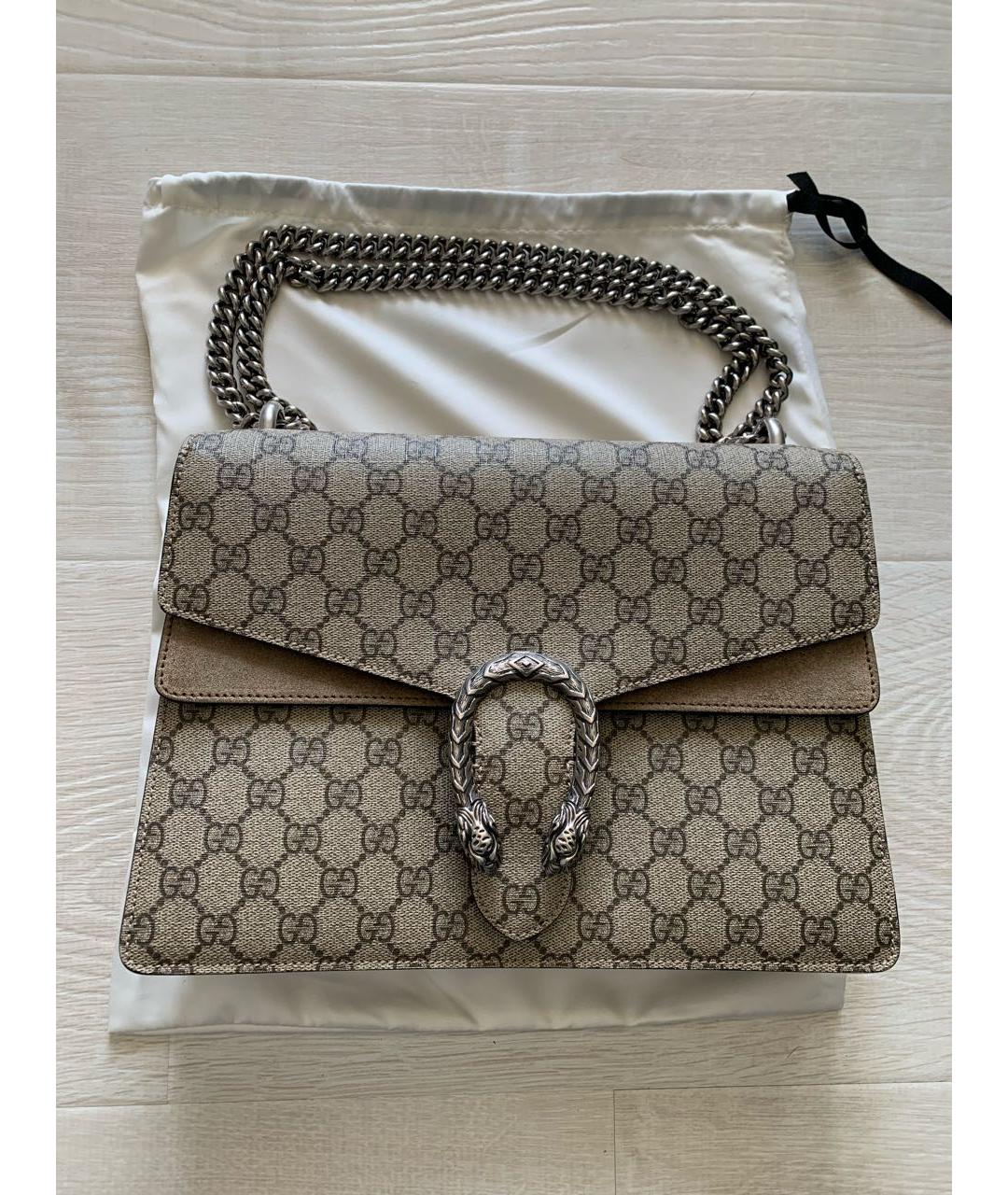 GUCCI Бежевая сумка через плечо, фото 9