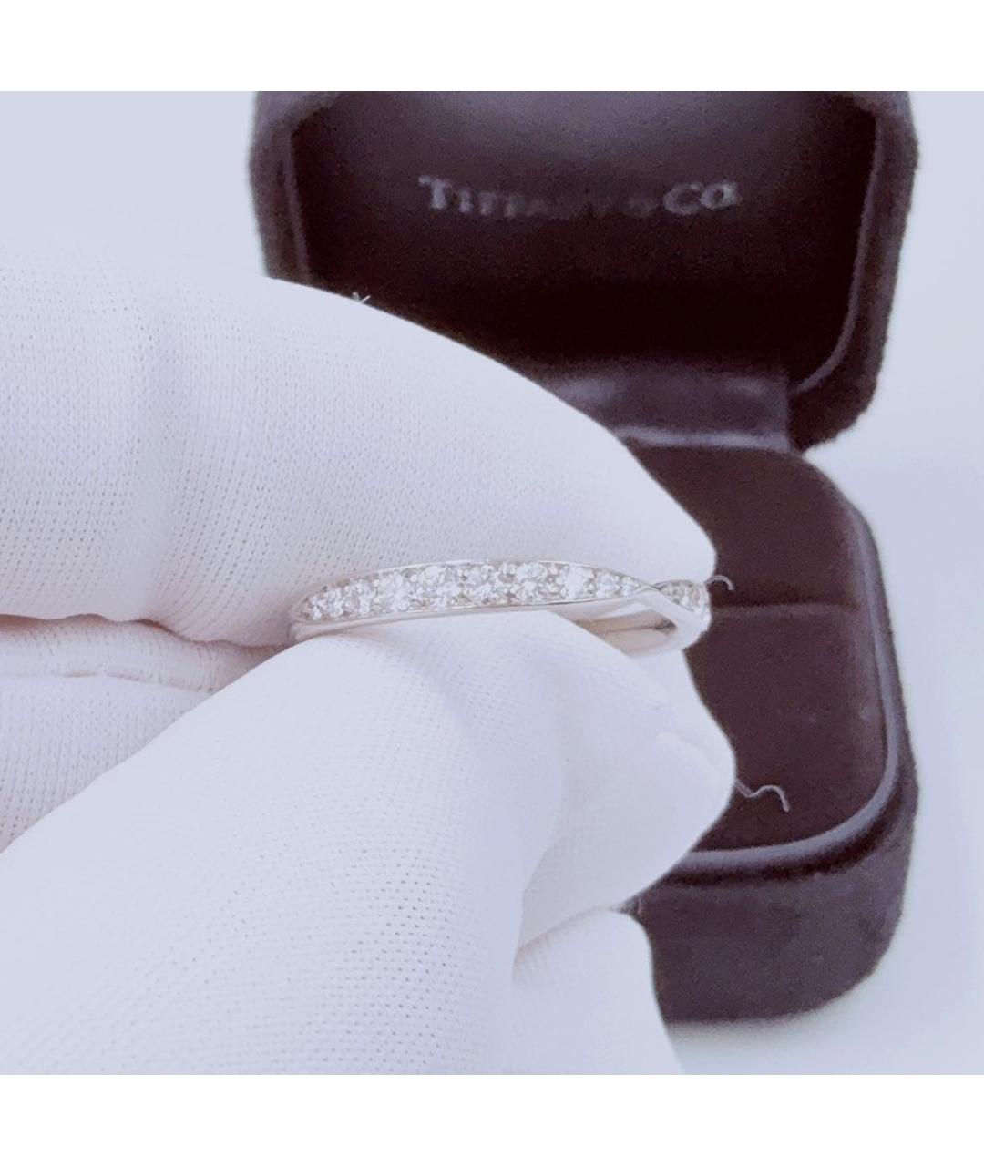 TIFFANY&CO Серебряное платиновое кольцо, фото 3