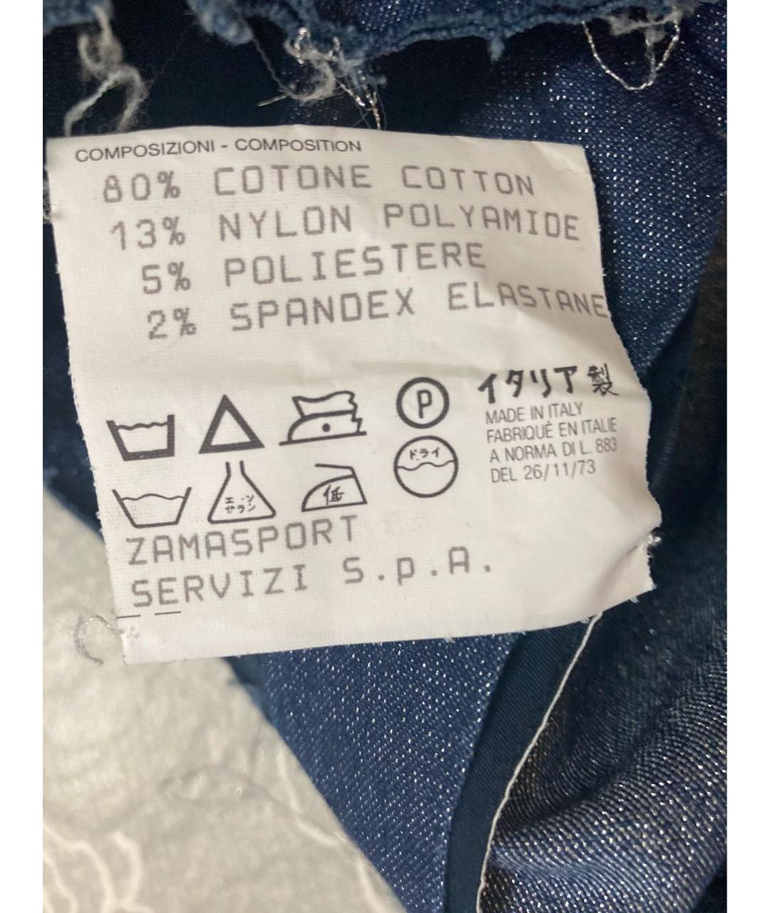 GUCCI Синие хлопковые кюлоты, фото 8