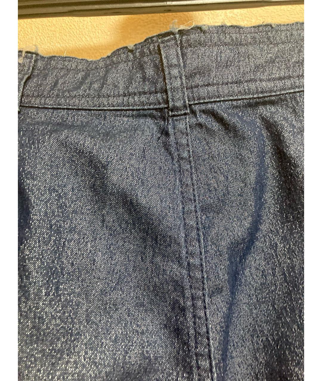 GUCCI Синие хлопковые кюлоты, фото 6