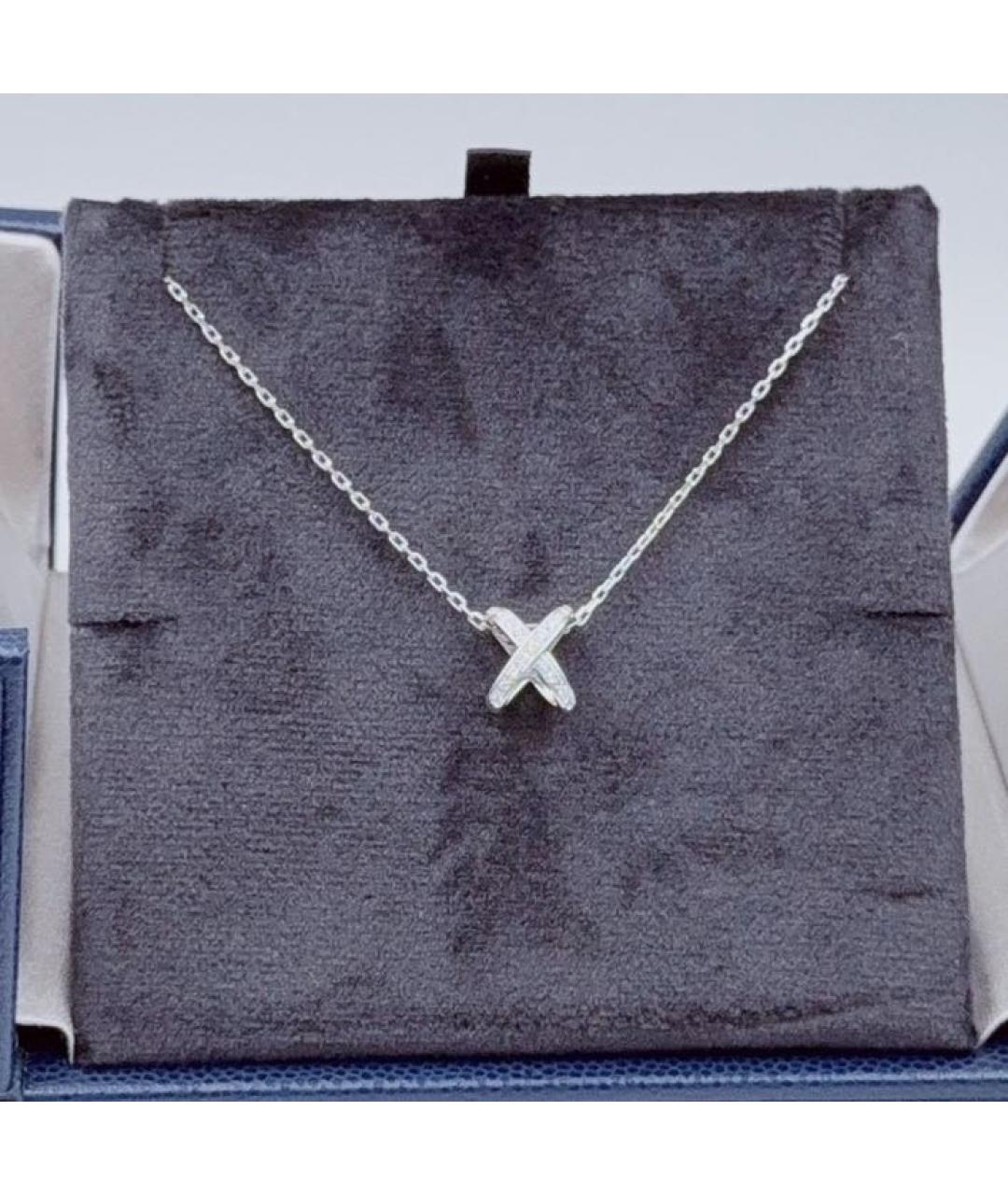 CHAUMET Серебряное колье из белого золота, фото 3