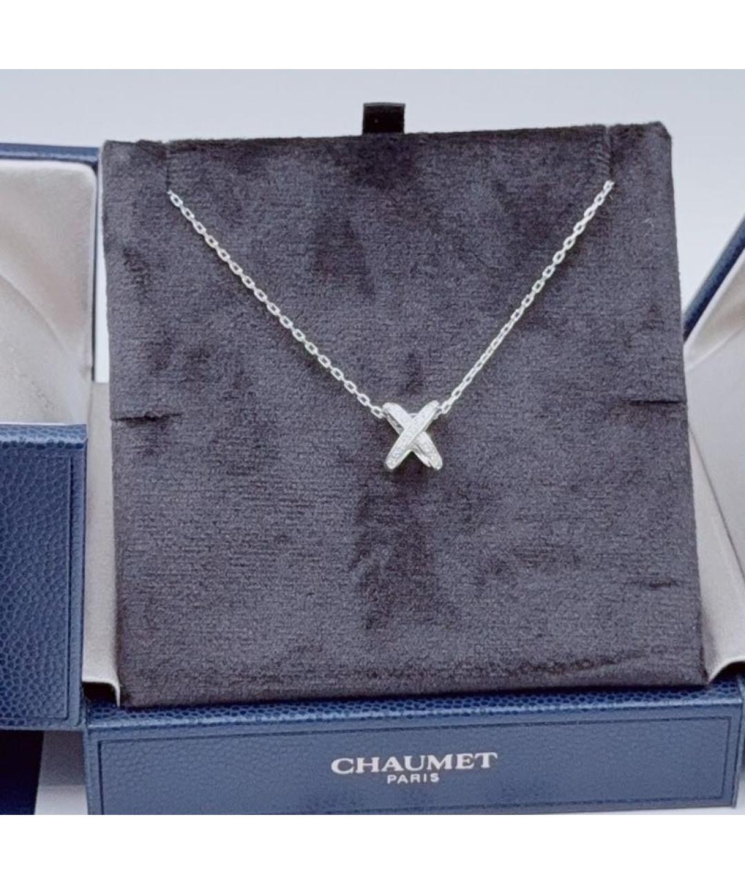 CHAUMET Серебряное колье из белого золота, фото 2
