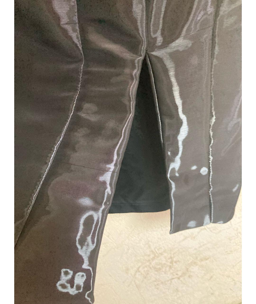 GUCCI Черная ацетатная юбка миди, фото 4