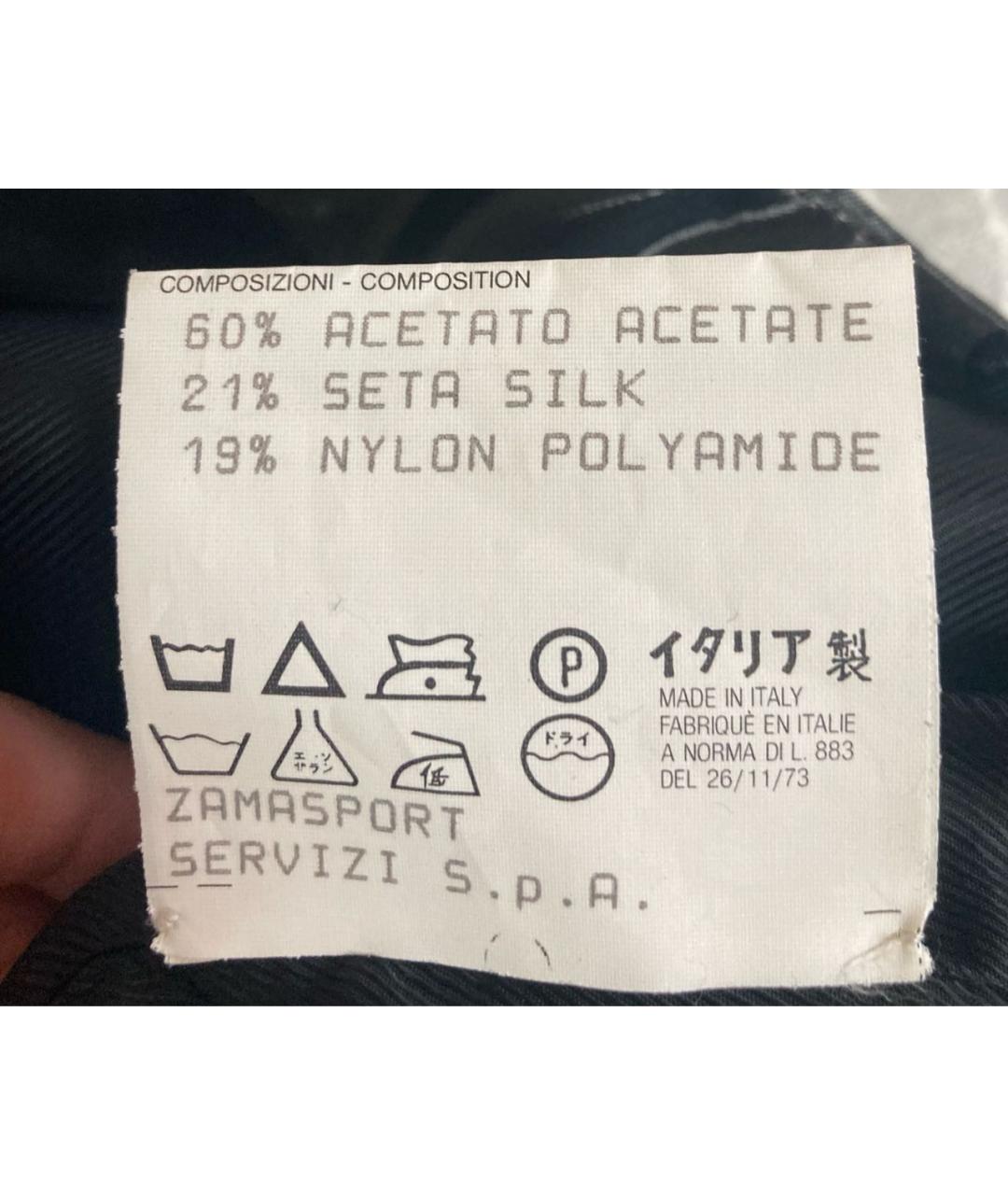 GUCCI Черная ацетатная юбка миди, фото 6