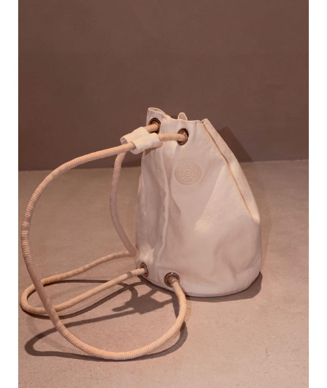 HERMES Белый рюкзак, фото 6