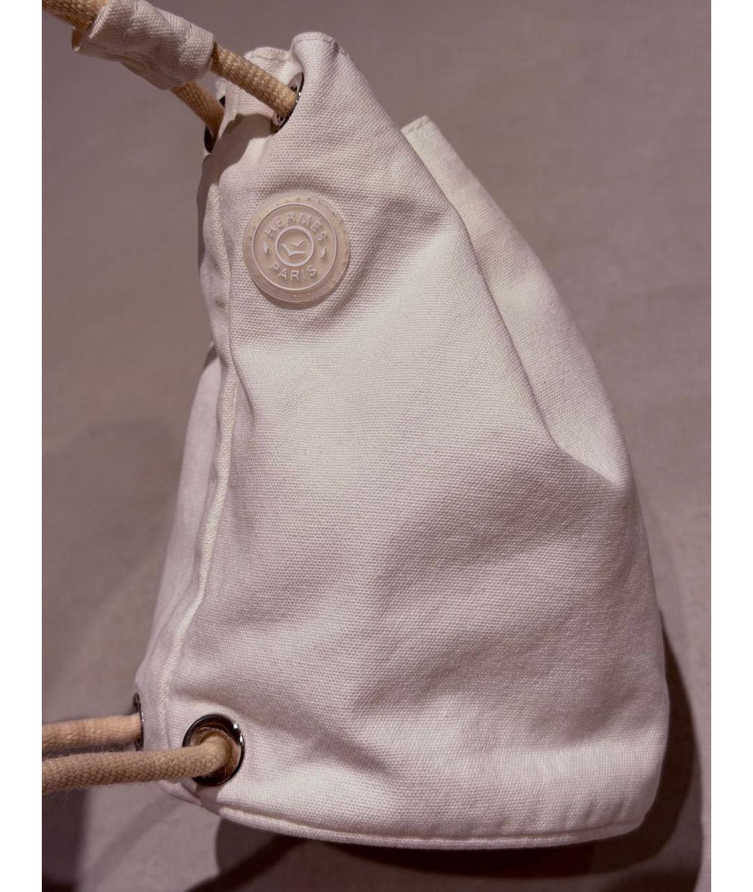 HERMES Белый рюкзак, фото 2
