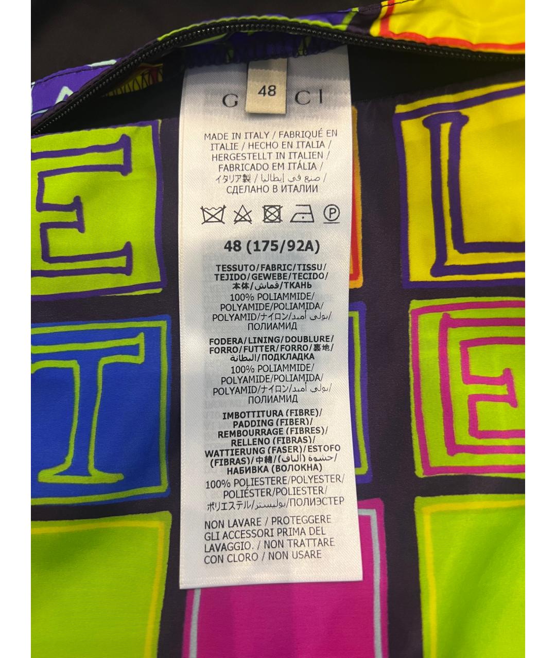 GUCCI Мульти полиамидовая куртка, фото 4