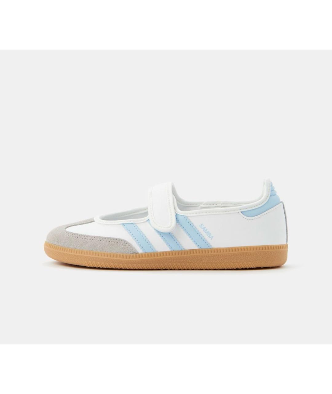 ADIDAS Белые кожаные кроссовки, фото 7