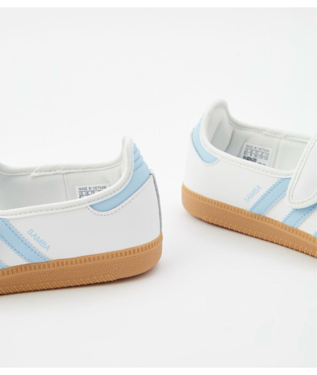 ADIDAS Белые кожаные кроссовки, фото 3