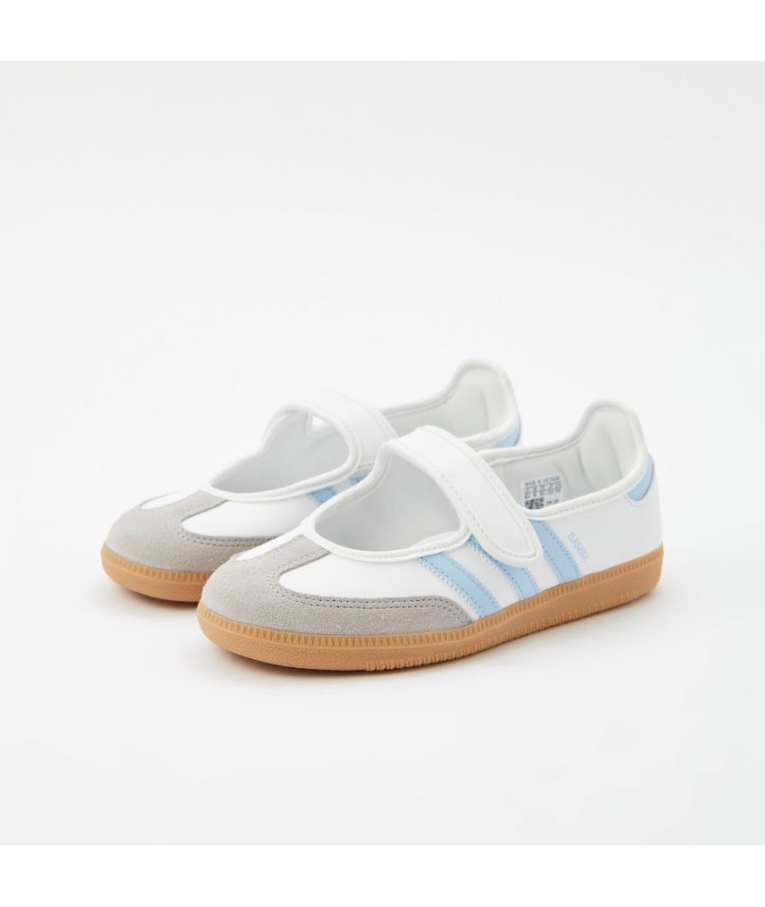 ADIDAS Белые кожаные кроссовки, фото 2