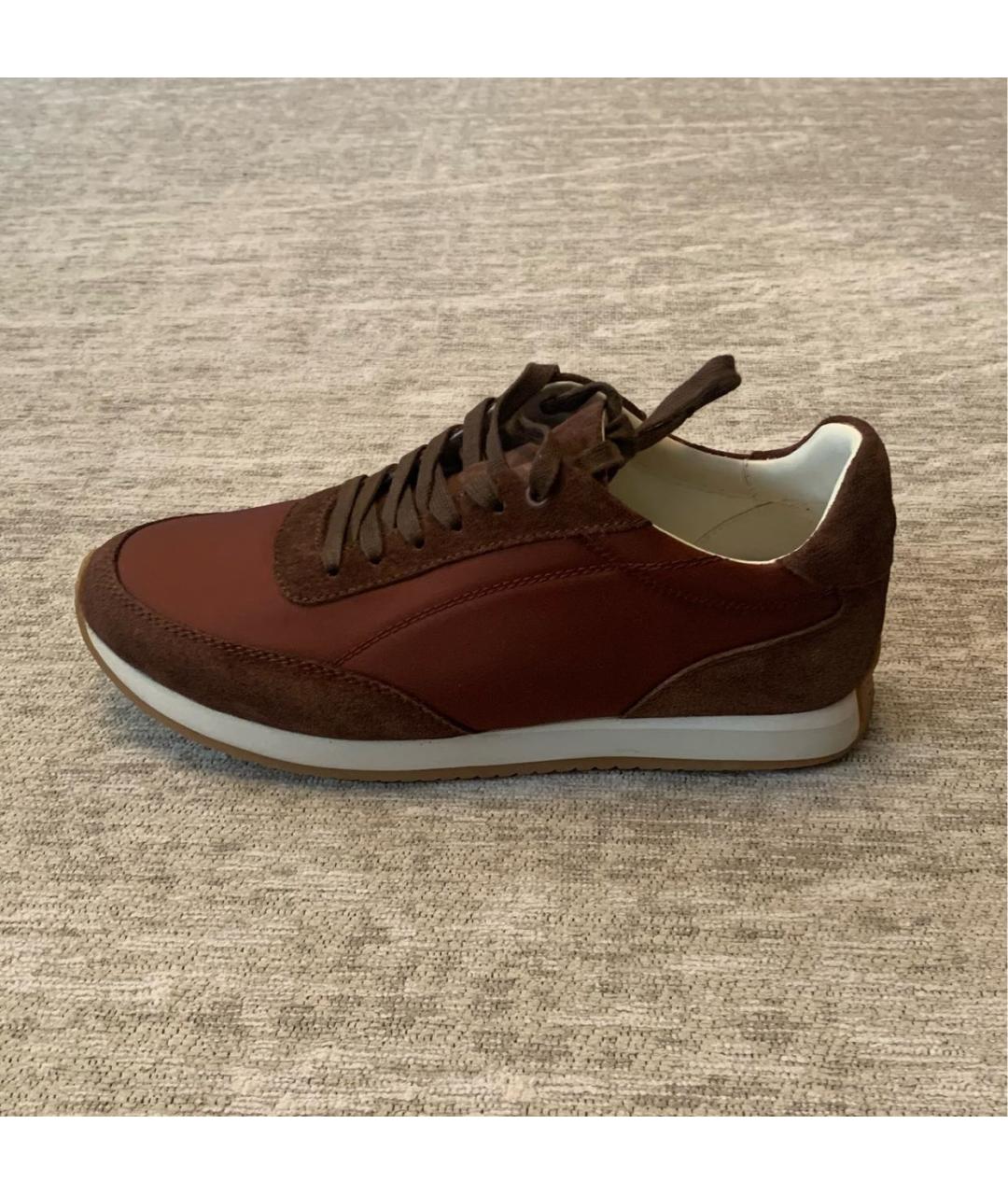 12 STOREEZ Коричневые замшевые кроссовки, фото 5