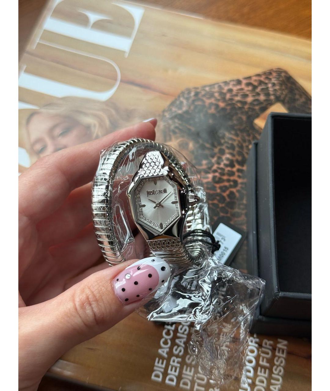 JUST CAVALLI Серебряные стальные часы, фото 4