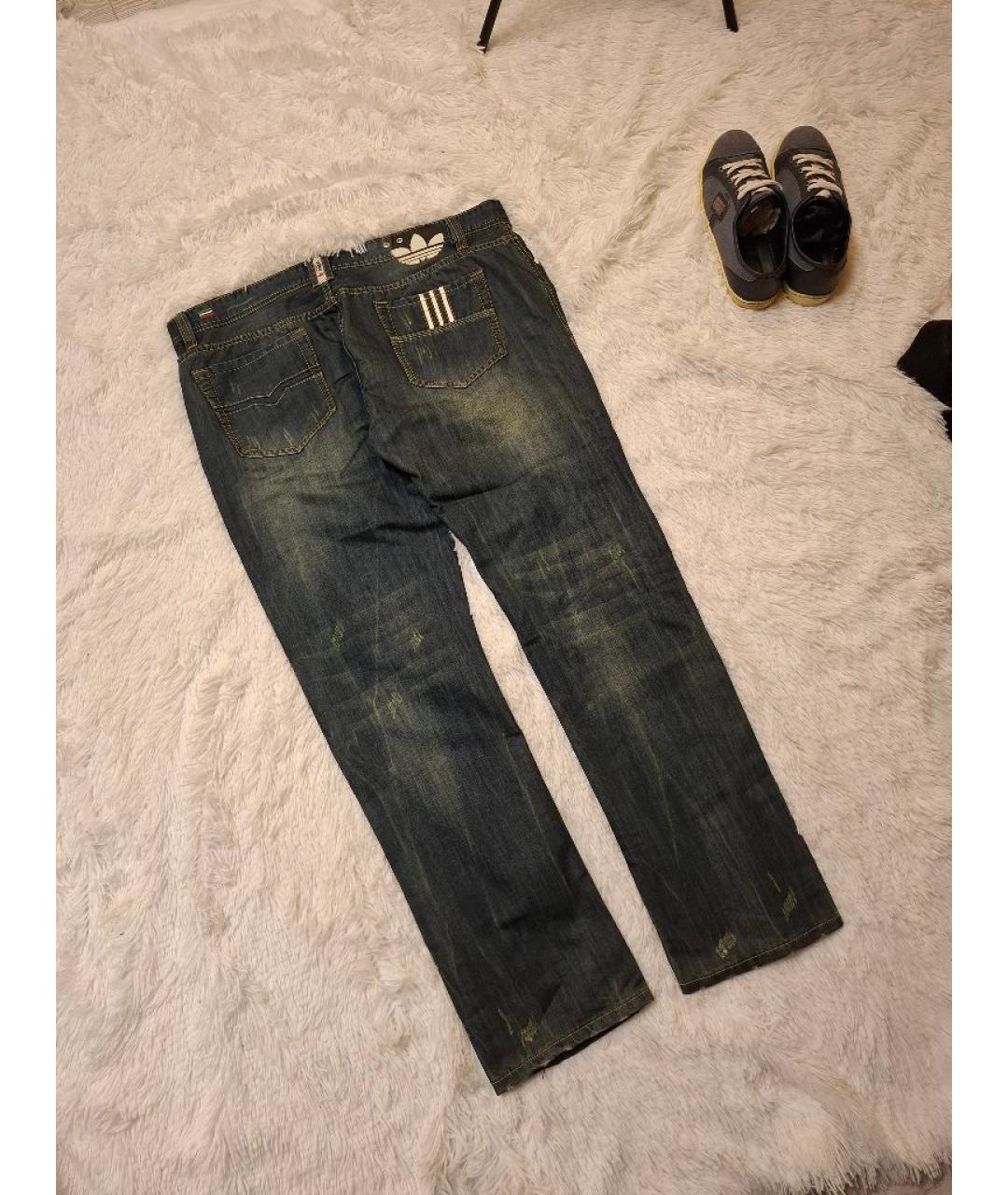 ADIDAS Темно-синие прямые джинсы, фото 2