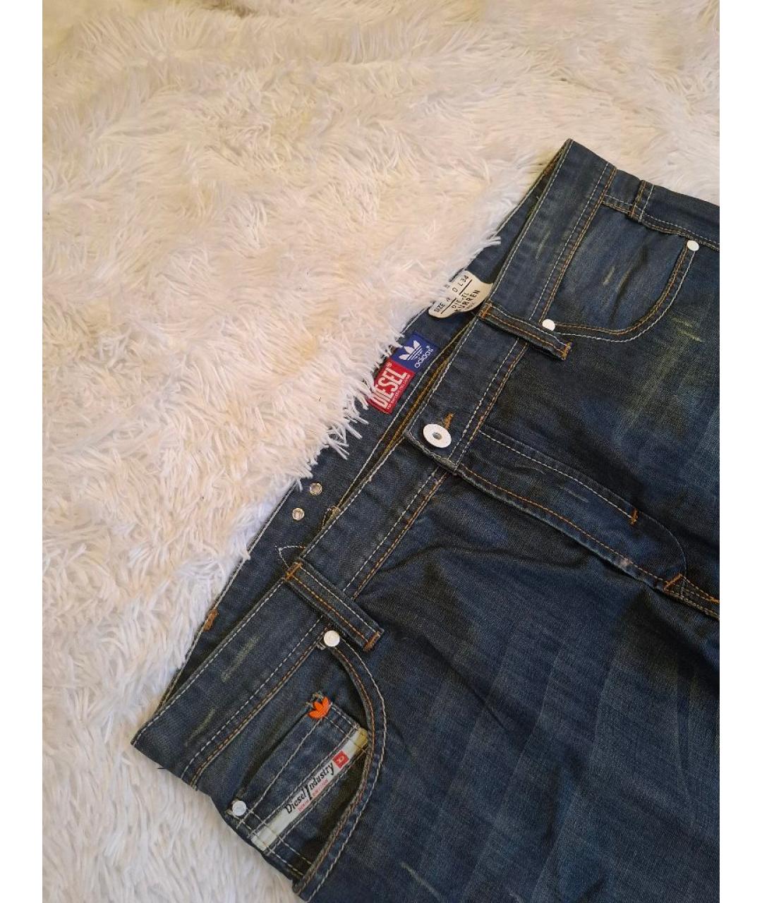 ADIDAS Темно-синие прямые джинсы, фото 4