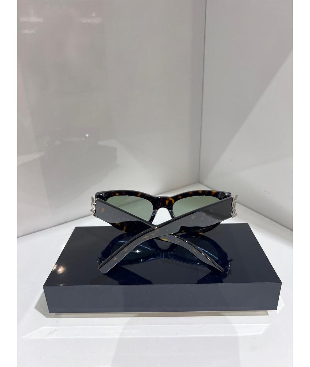 SAINT LAURENT Мульти пластиковые солнцезащитные очки, фото 3