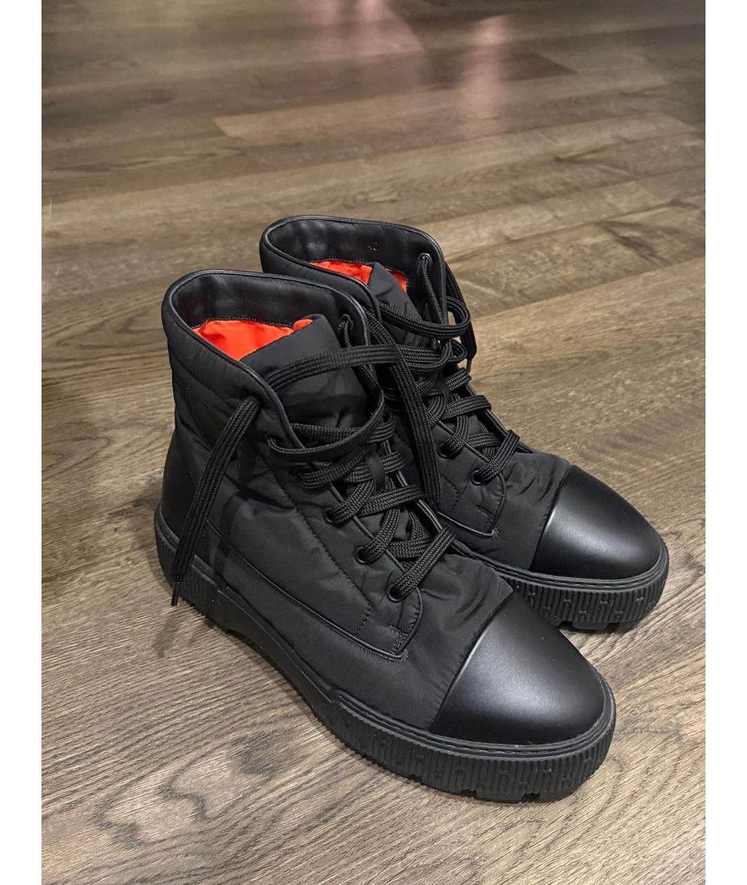 HERMES Черные ботинки, фото 3